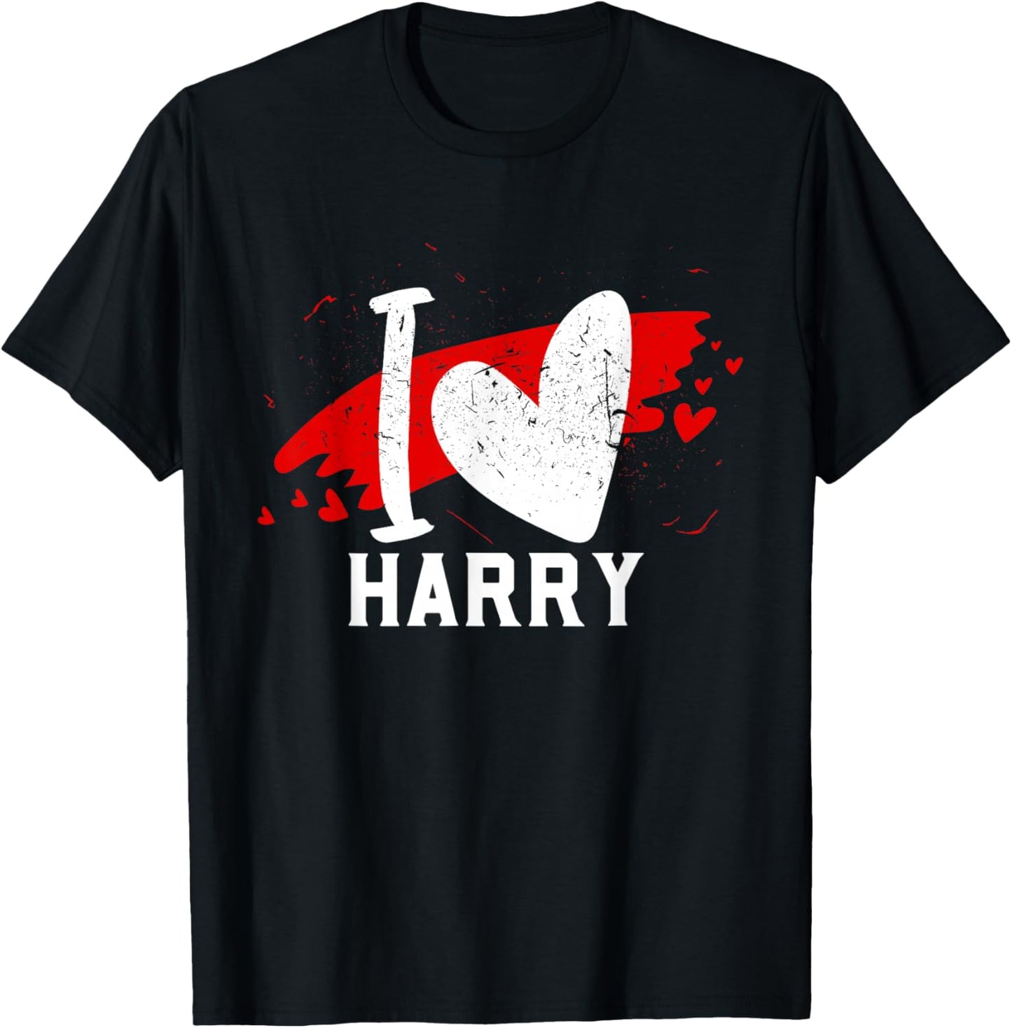 I Love Harry I Heart Harry T-Shirt - T-Shirt | Black