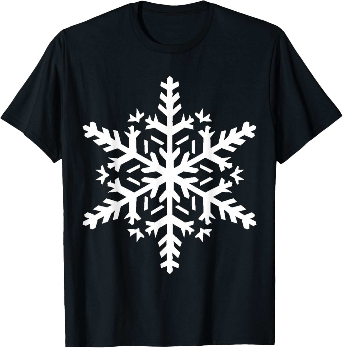 Snowflake White T-Shirt - T-Shirt | Black