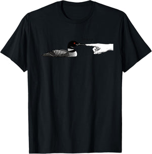 Funny Loon Boop Design Witty Humor Illustration T-Shirt - T-Shirt | Black