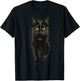 Black Cat Walking Kitten Kitty Halloween Scary Men Women Kid T-Shirt - T-Shirt | Black