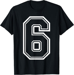 Couple Number 6 7 Meme Saying Six Seven T-Shirt - T-Shirt | Black