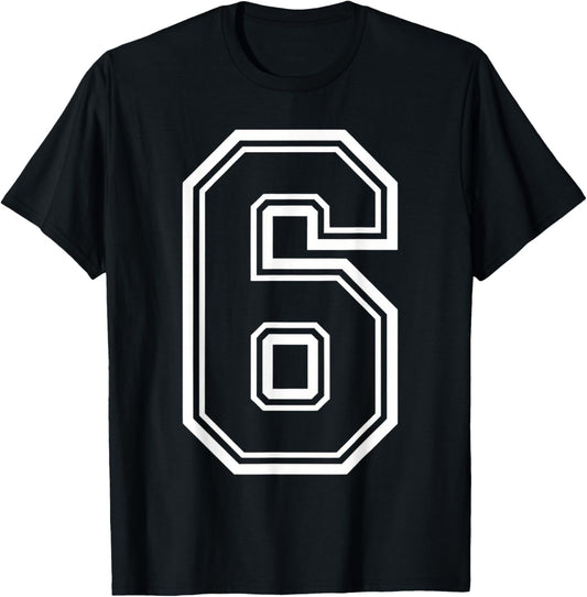 Couple Number 6 7 Meme Saying Six Seven T-Shirt - T-Shirt | Black