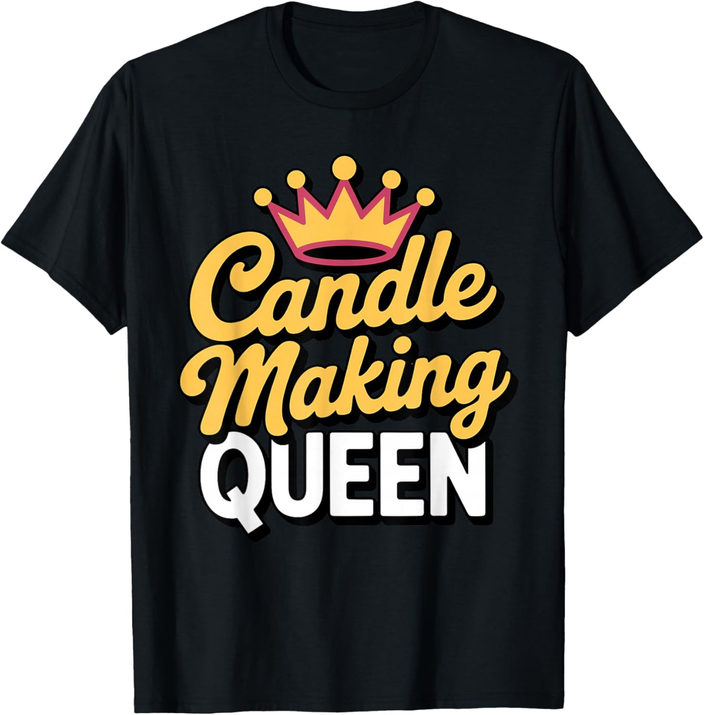 Cool Candle Making Art Girls Lady Candle Maker T-Shirt - T-Shirt | Black