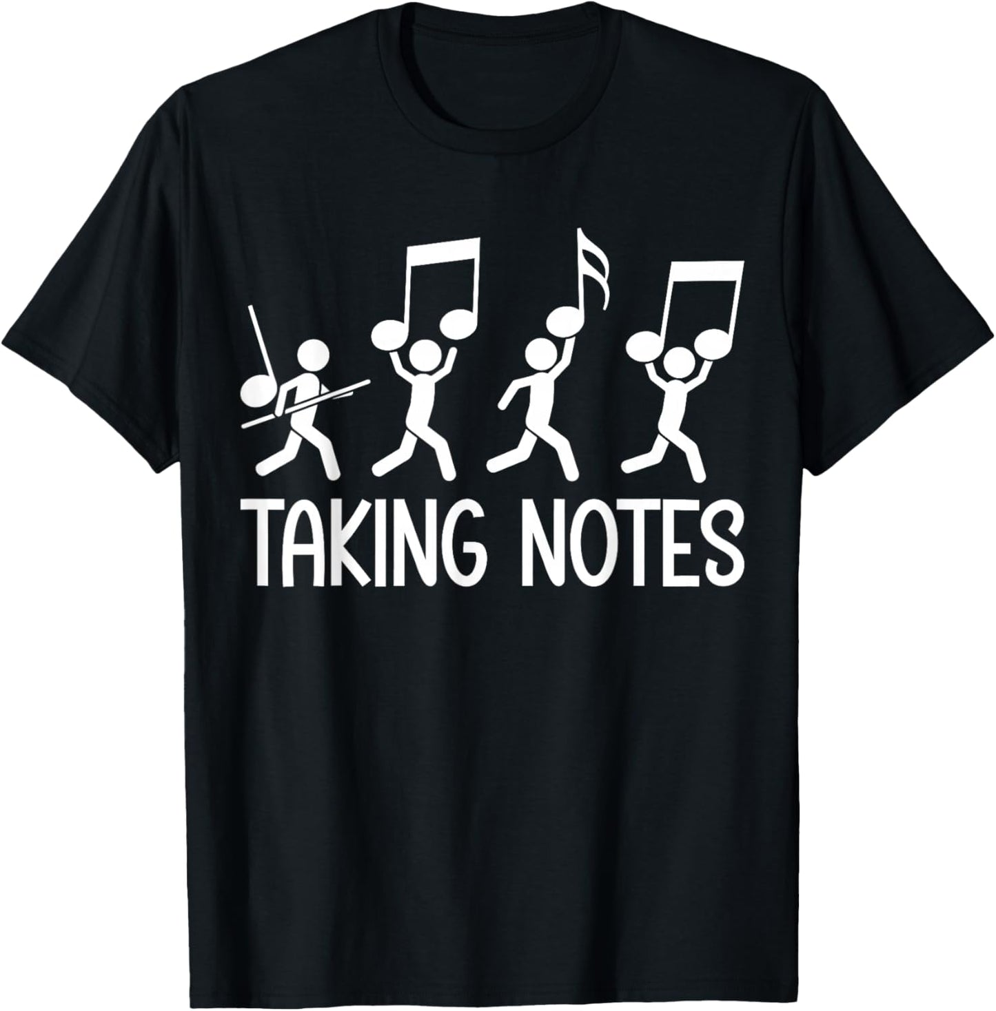 Taking Notes Funny Music Lovers T-Shirt - T-Shirt | Black