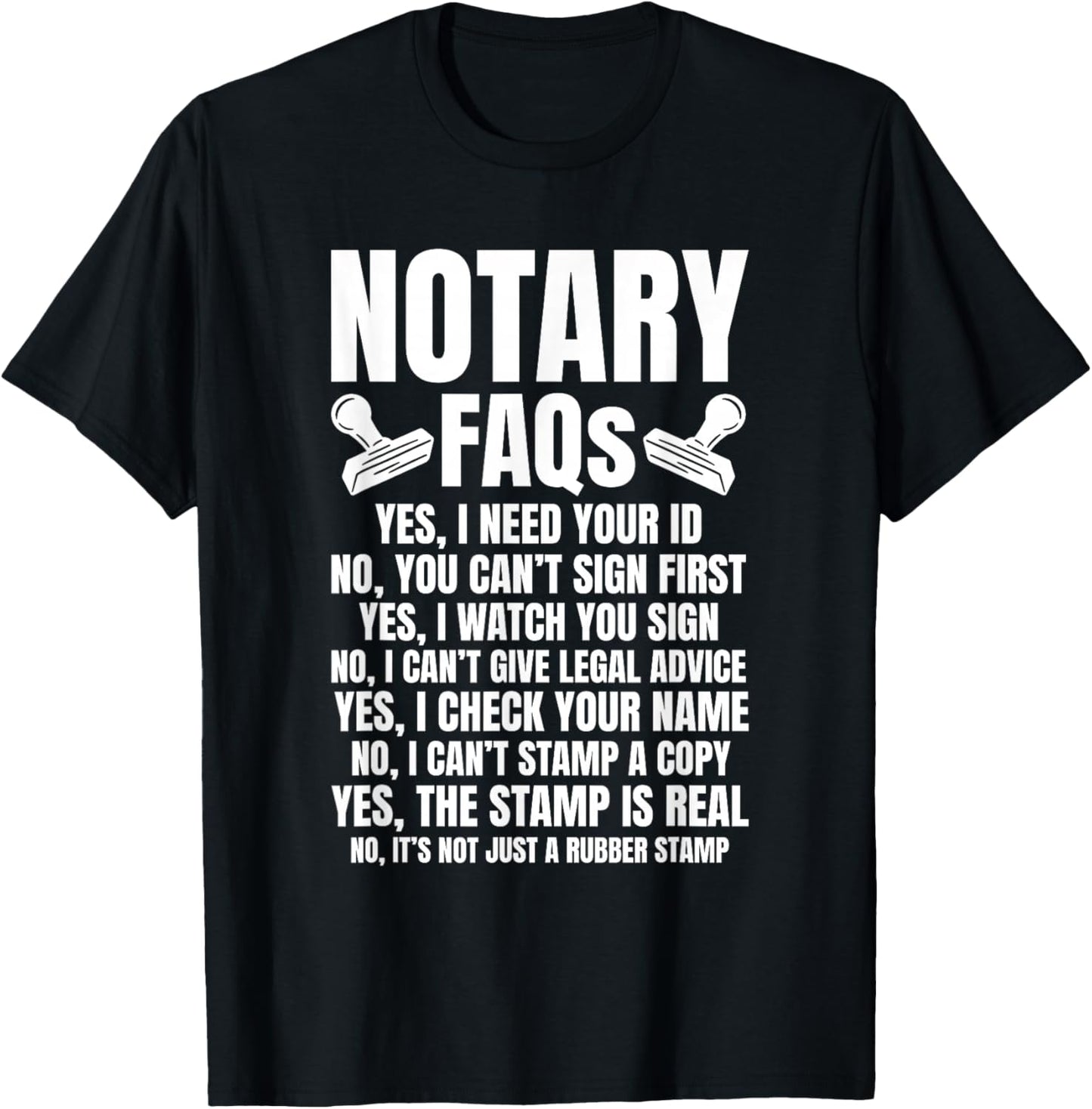 Notary Public T-Shirt - T-Shirt | Black