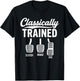 Cute Classically Trained Stick Shift Driving Pedals Clutch T-Shirt - T-Shirt | Black
