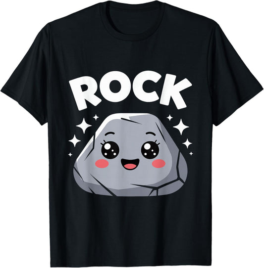 Cute Rock Paper Scissors Halloween Costumes Kids Girls Boys T-Shirt - T-Shirt | Black
