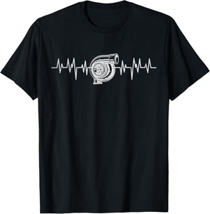 Car Mechanic Garage Guy Turbo Diesel Engine Automotive T-Shirt - T-Shirt | Black