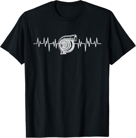 Car Mechanic Garage Guy Turbo Diesel Engine Automotive T-Shirt - T-Shirt | Black