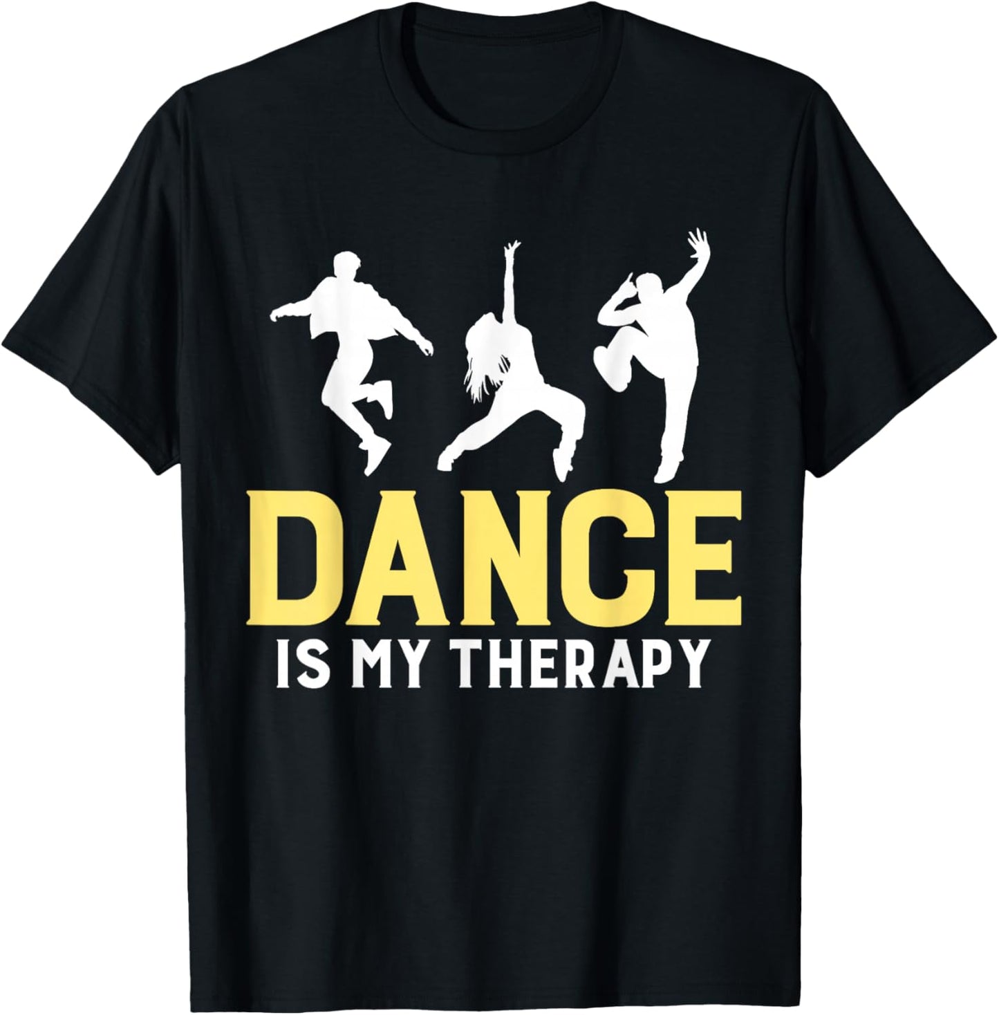 Dance is My Therapy Movement Expression T-Shirt - T-Shirt | Black