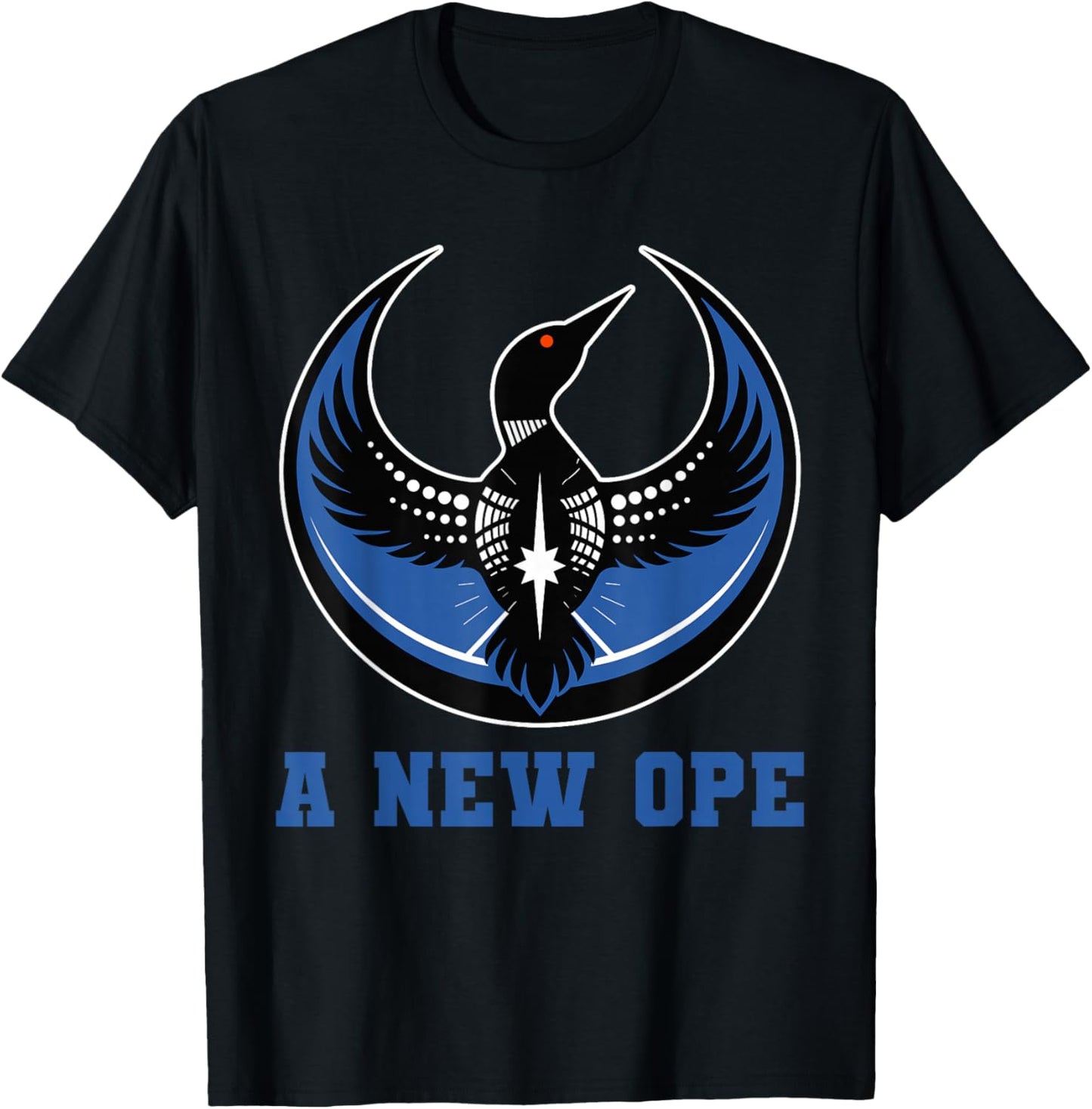 A New Ope Minnesota Rebel New State Flag T-Shirt - T-Shirt | Black