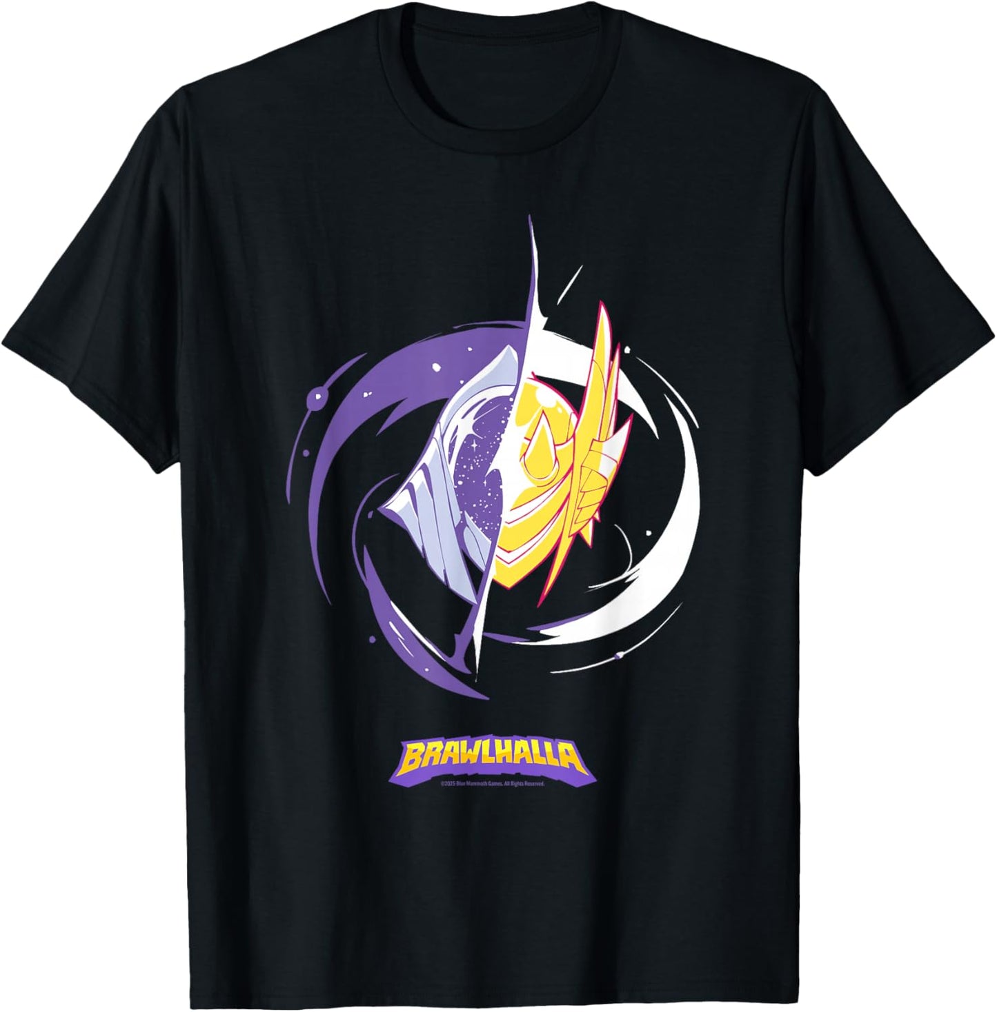 Brawlhalla Purple and Gold Officially Licensed T-Shirt - T-Shirt | Black