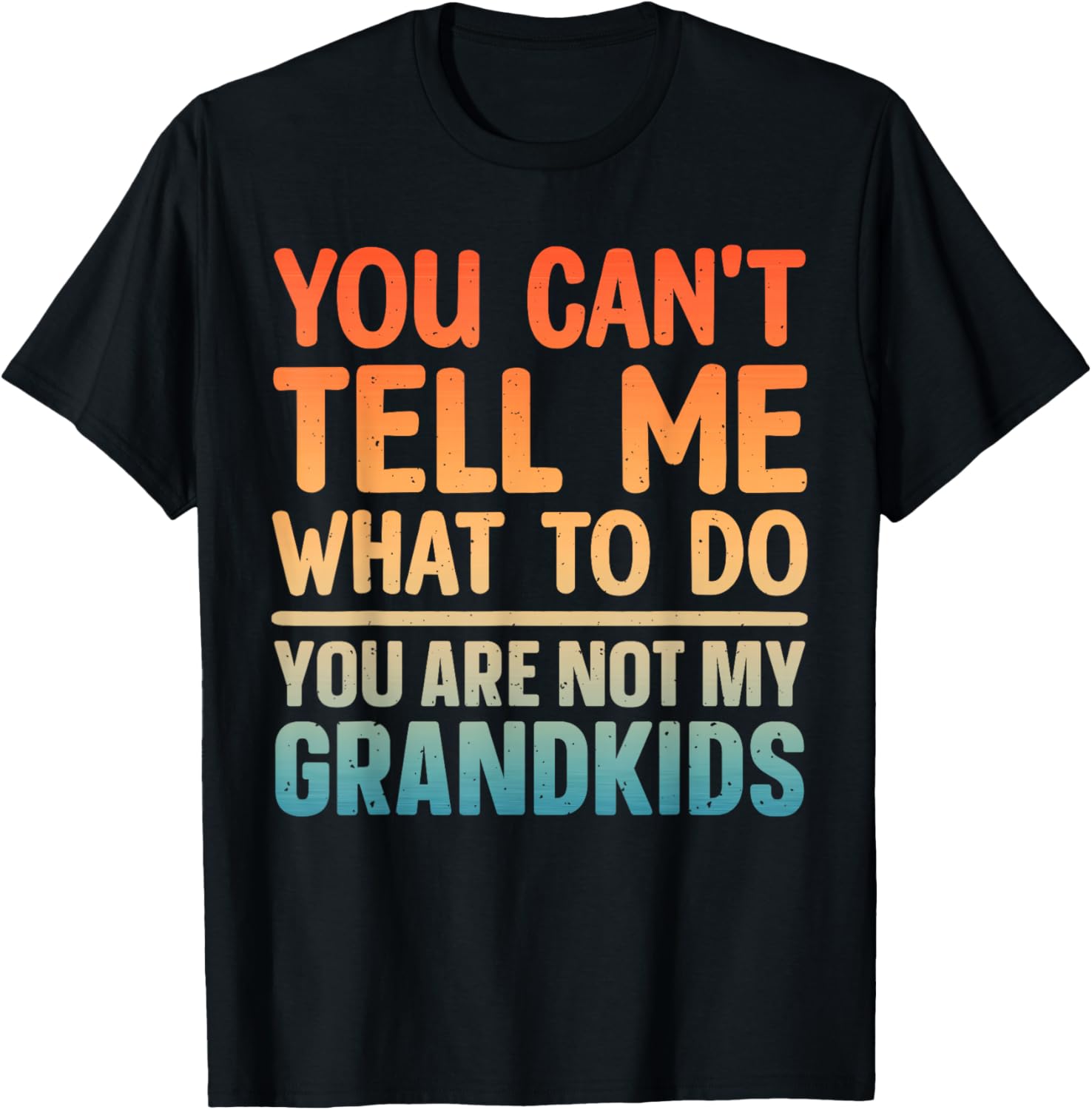Grandpa Art for Grandfather Papa Papi from Grandkids Grandpa T-Shirt - T-Shirt | Black