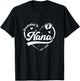 Promoted to Nana Est 2026 Soon to Be New Grandmom Heart T-Shirt - T-Shirt | Black