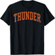 Thunder Vintage Design Men Women Kids T-Shirt - T-Shirt | Black