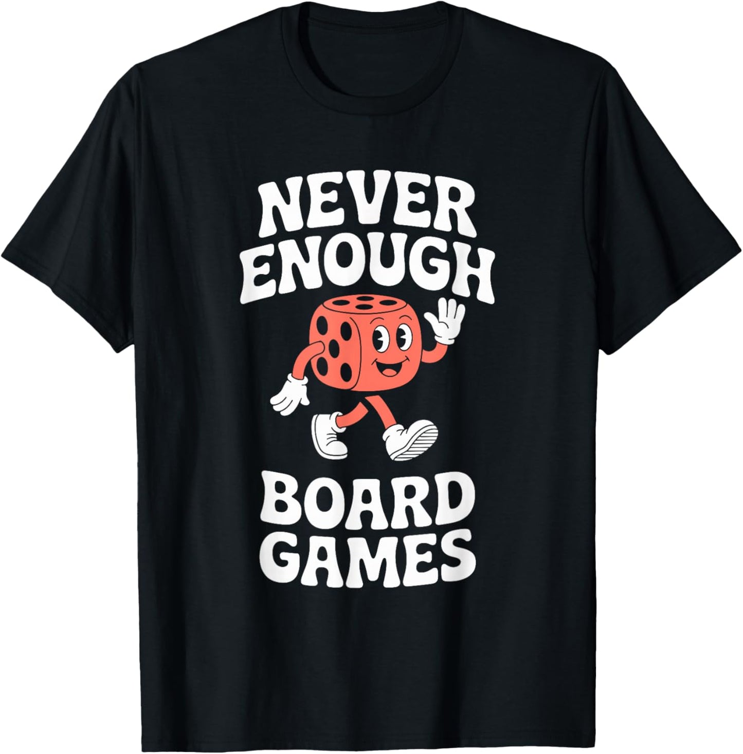 Funny Board Games or Board Game Boardgame Boardgames Retro T-Shirt - T-Shirt | Black