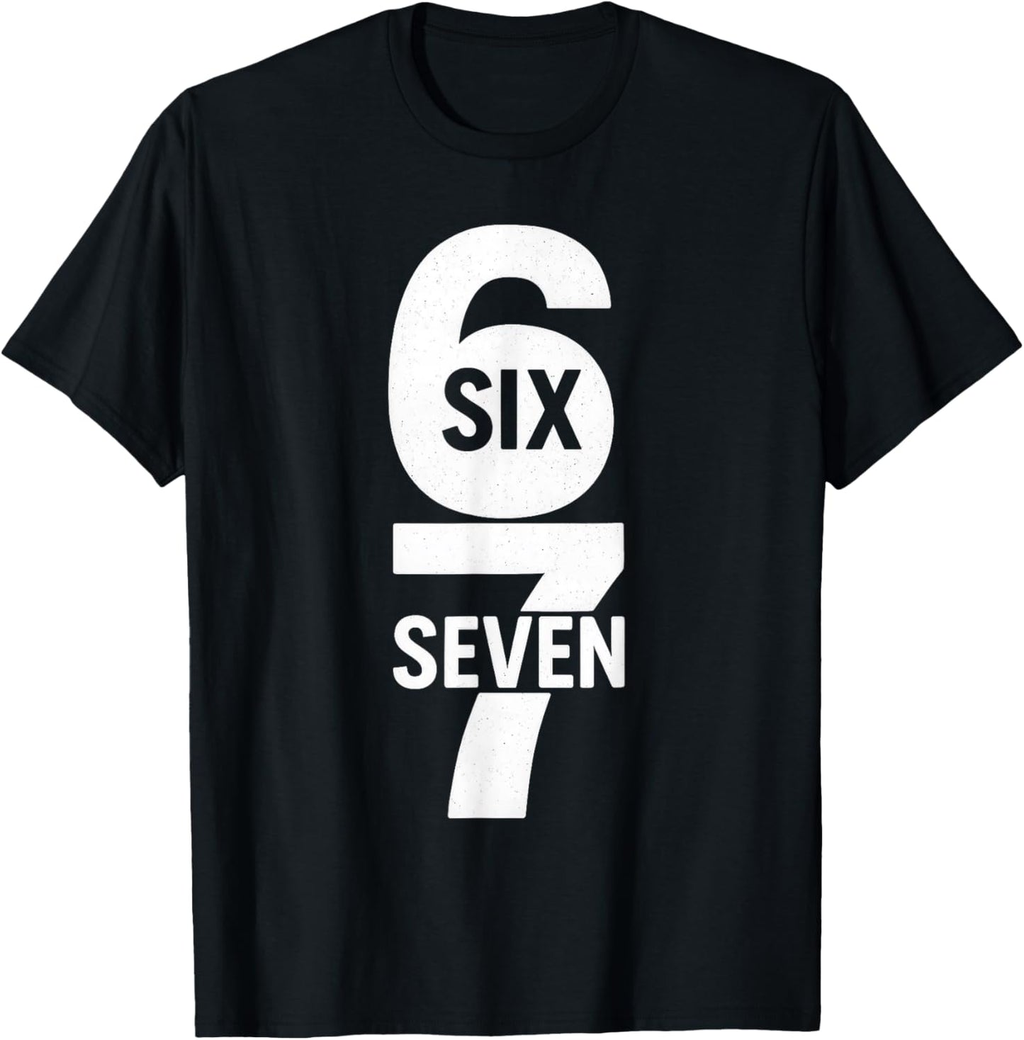 67 Meme Trendy Funny Six Seven Gen Alpha Z Boys Teens Kids T-Shirt - T-Shirt | Black