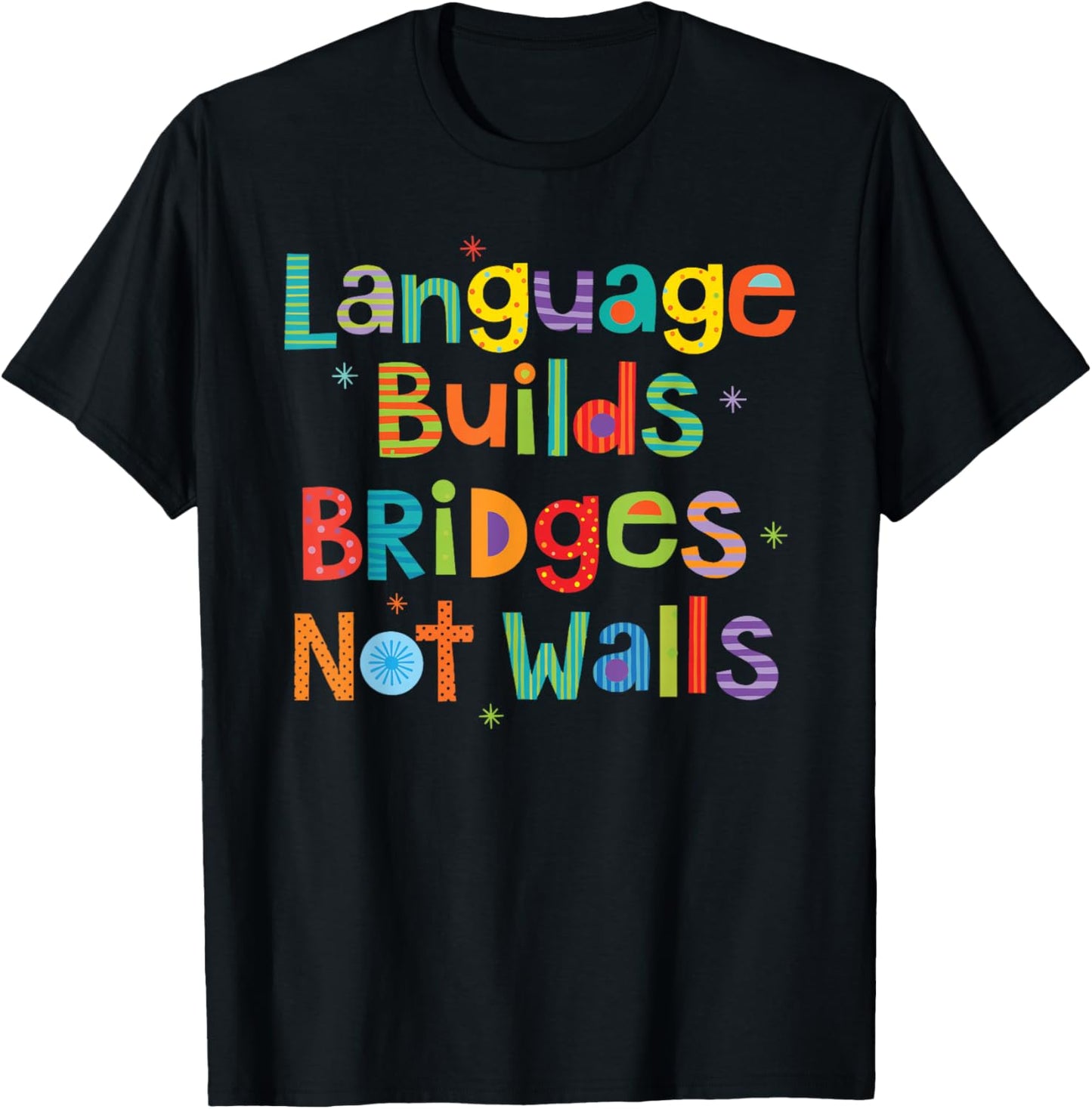 ESL ELL Spanish Language Teacher T-Shirt - T-Shirt | Black