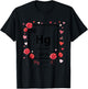 Funny Chemistry Valentine Hg Hug Element 80 Science Teacher T-Shirt - T-Shirt | Black
