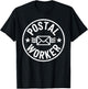 Funny Postal Worker Art Women Mail Man Mail Carrier T-Shirt - T-Shirt | Black