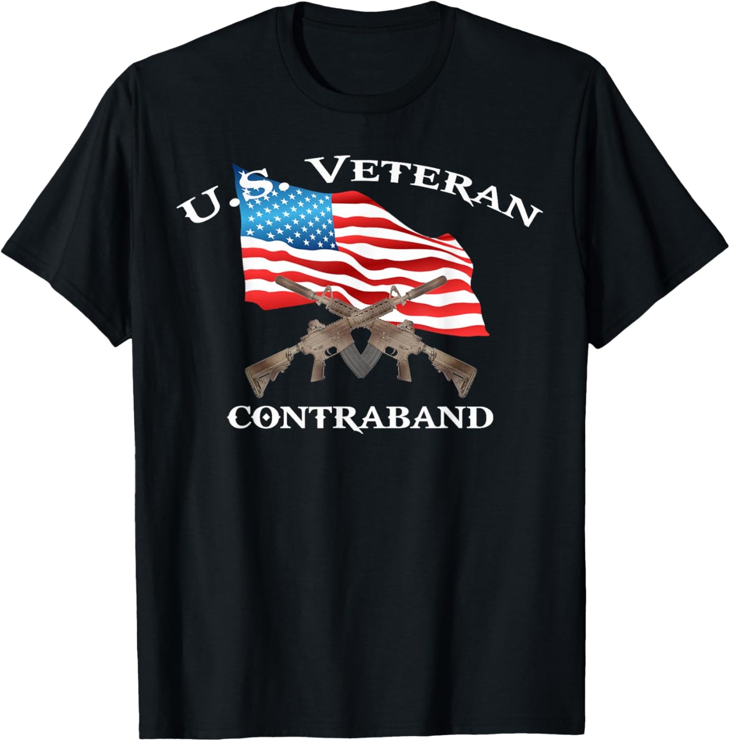 Contraband - U.S. Veteran T-Shirt - T-Shirt | Black