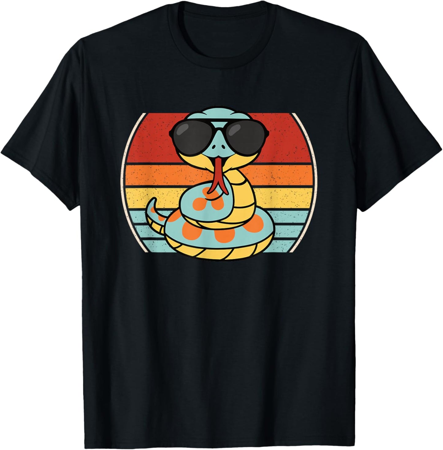Cool Snake Lover Men Boys Kids T-Shirt - T-Shirt | Black