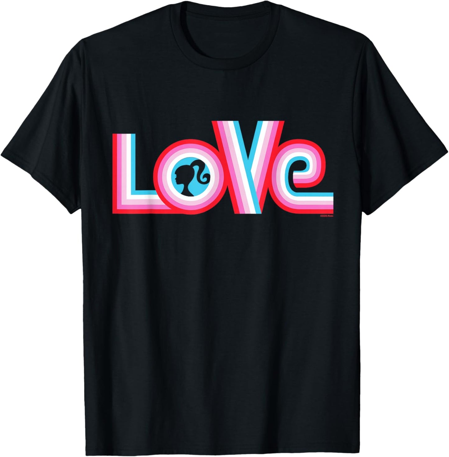 Barbie Valentine's Day Love T-Shirt - T-Shirt | Black