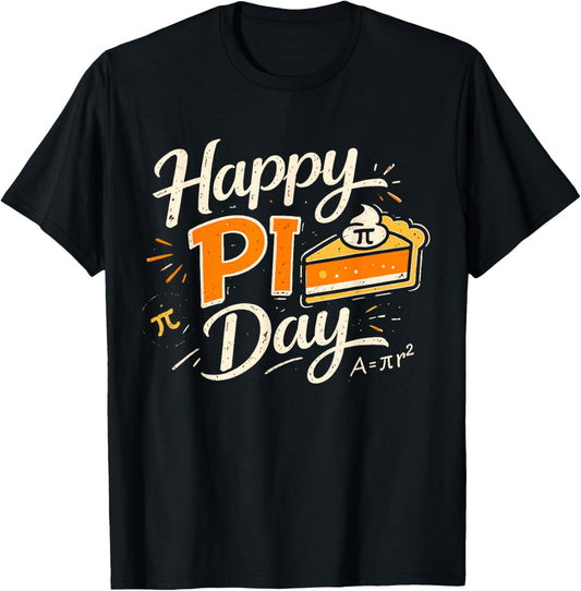 Happy Pi Day 3.14 Pie Math Lovers Mathematics Teacher Women T-Shirt - T-Shirt | Black