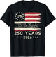 250 Years American USA 250th Anniversary Women Men Kids T-Shirt - T-Shirt | Black