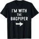 I’m with The Bagpiper Halloween Couple Costume Bag-Piper T-Shirt - T-Shirt | Black