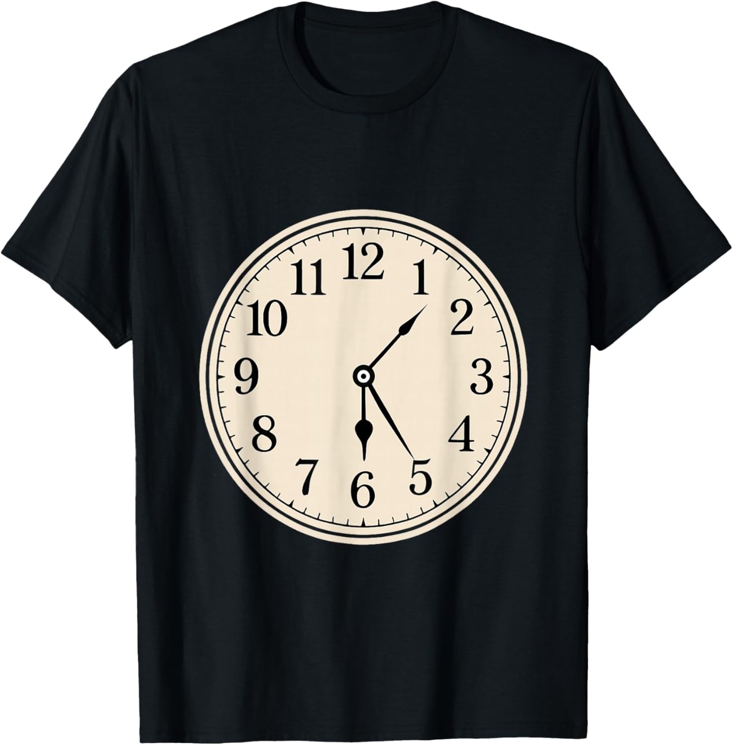 Funny Meme Saying 6 7 Women Kids Clock Time T-Shirt - T-Shirt | Black