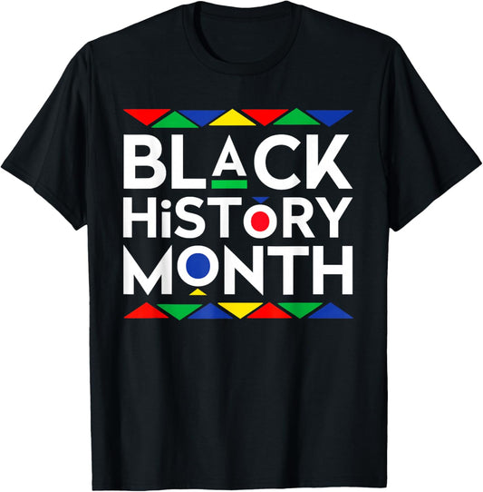 Black History Month Black Pride African Melanin Queen King T-Shirt - T-Shirt | Black