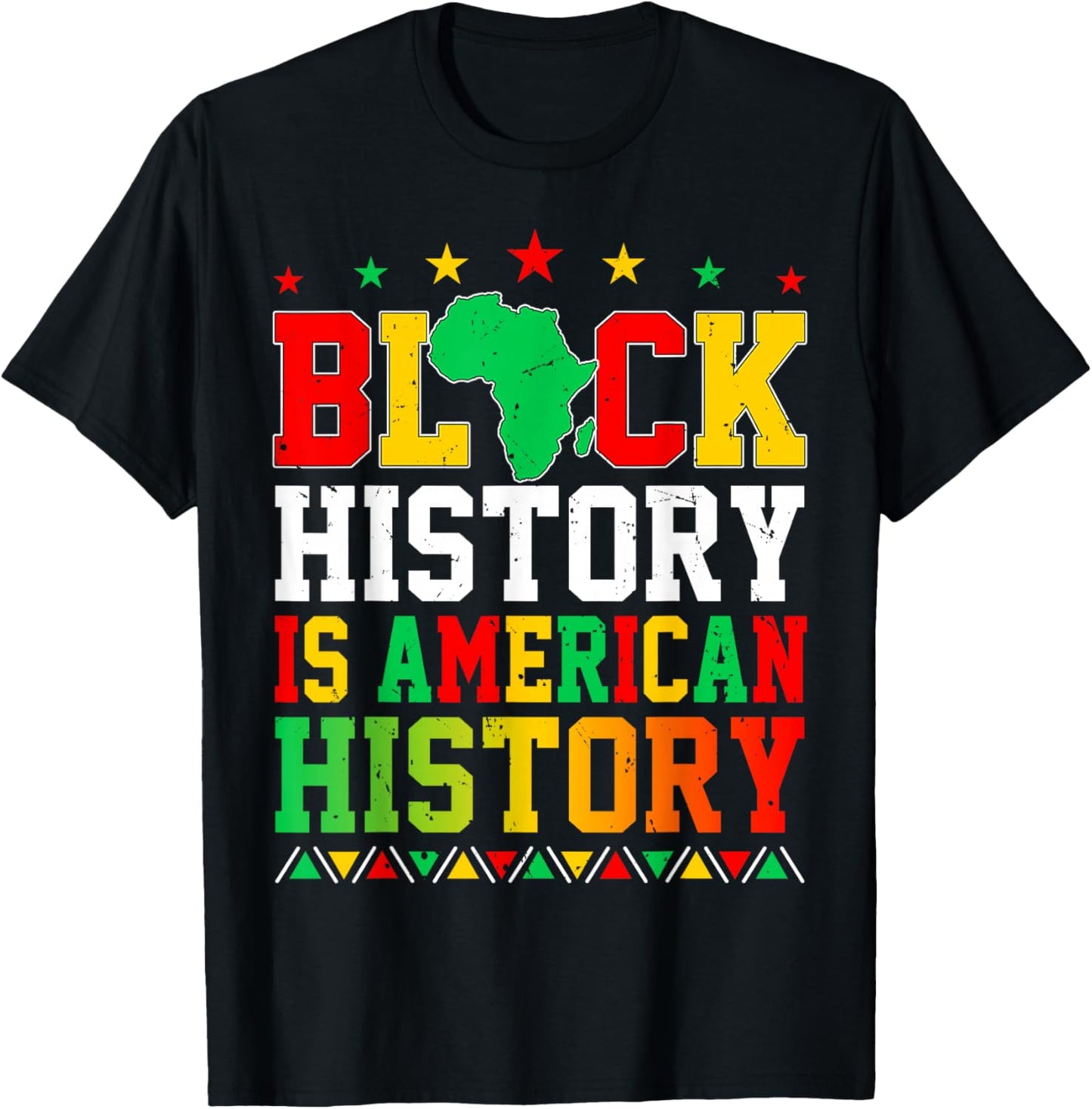 Black History is American History African Men Women Kids T-Shirt - T-Shirt | Black