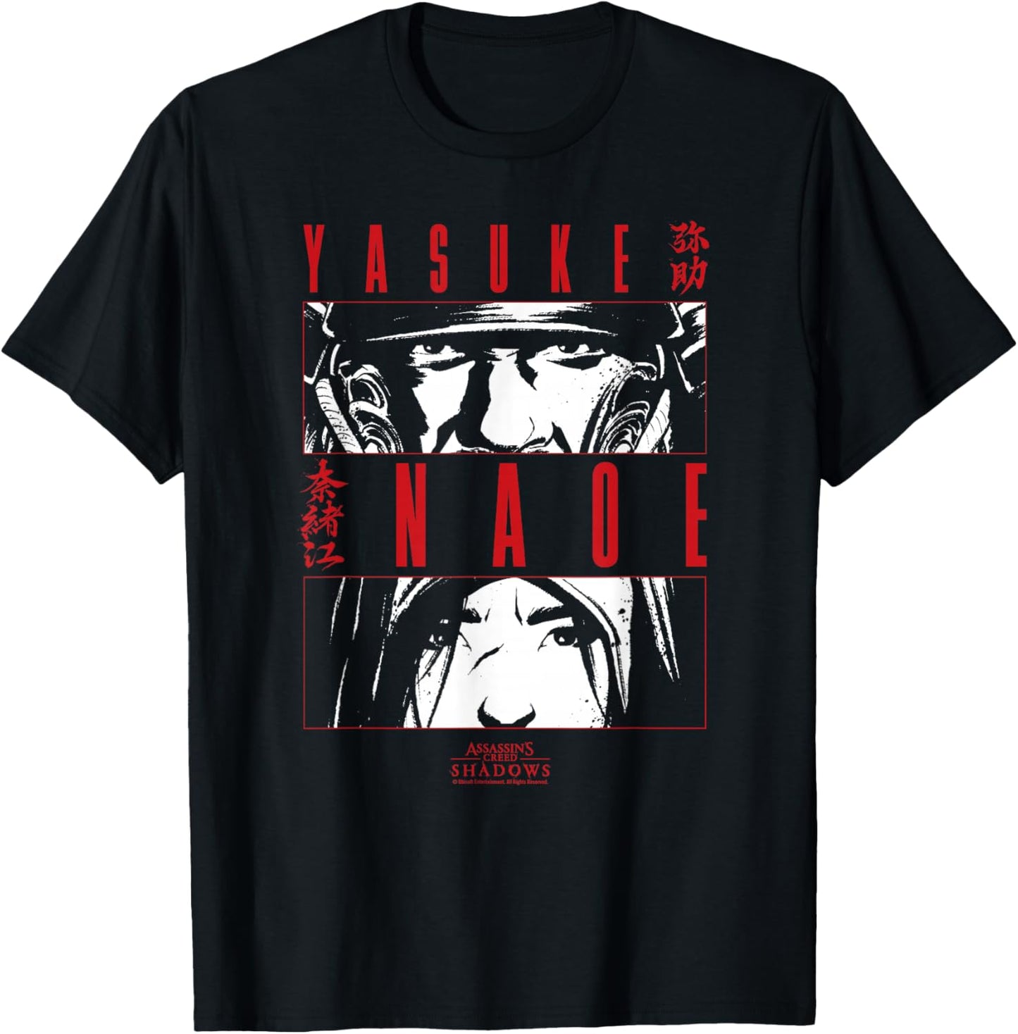 Assassin Creed Shadows Officially Licensed T-Shirt - T-Shirt | Black