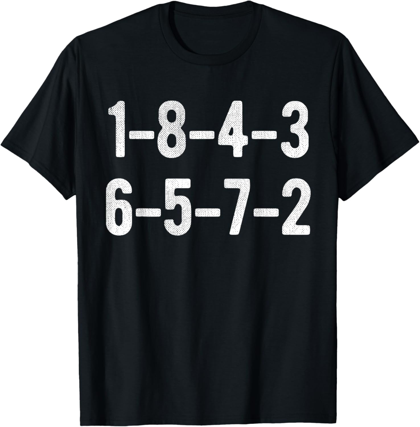 18436572 Firing Order Small Block Engine V8 Big Block T-Shirt - T-Shirt | Black