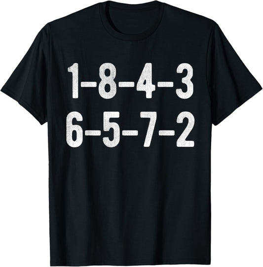 18436572 Firing Order Small Block Engine V8 Big Block T-Shirt - T-Shirt | Black