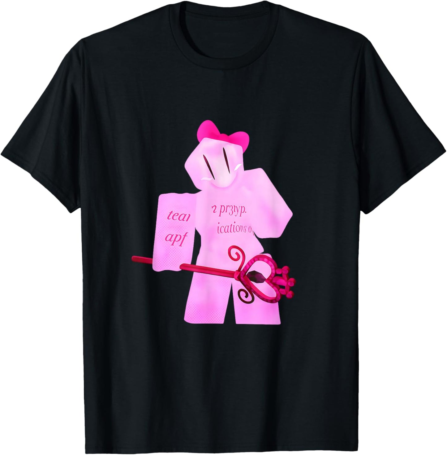 Pr3typriincess PrettyPrincess Pretty Princess Pink Character T-Shirt - T-Shirt | Black