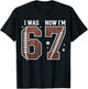 I was 6 Now I'm 7 Year Old Football Theme 7th Birthday Boy T-Shirt - T-Shirt | Black