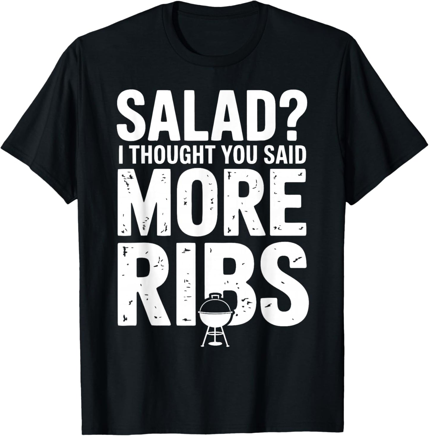 Hilarious Barbeque BBQ Pitmaster Grill Ribs T-Shirt - T-Shirt | Black