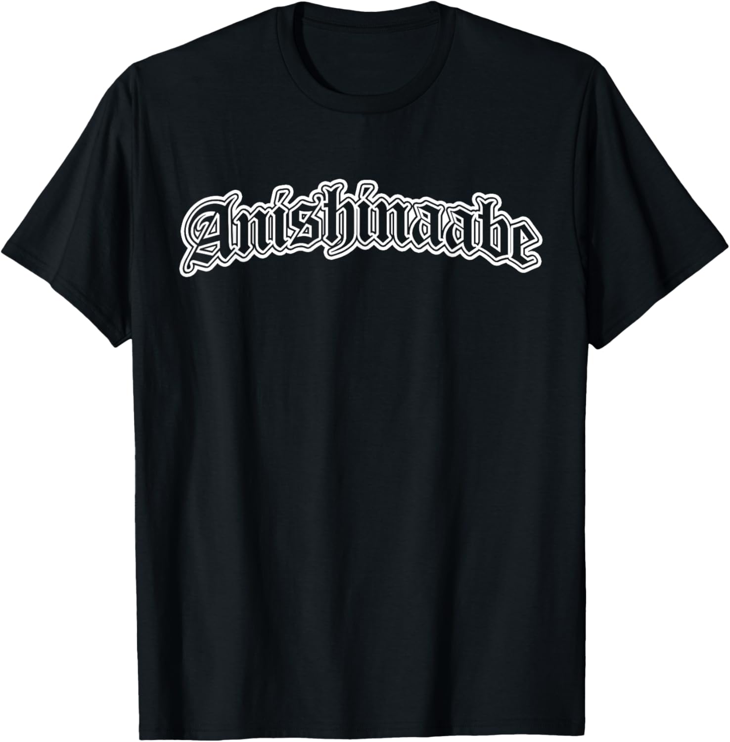 Anishinaabe Native American Indian T-Shirt - T-Shirt | Black