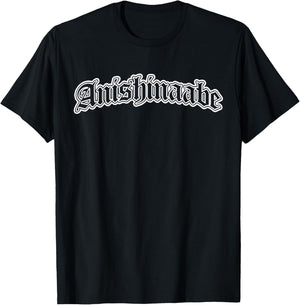 Anishinaabe Native American Indian T-Shirt - T-Shirt | Black