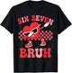 Six Seven 67 Meme Cool Valentine’s Shirt Boys Girls Kids T-Shirt - T-Shirt | Black