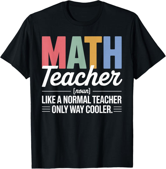 Cool Math Teacher Design Women Math Professor T-Shirt - T-Shirt | Black