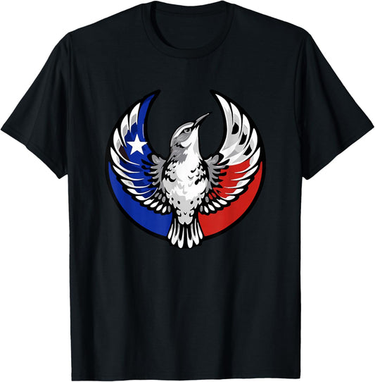 TX Rebel Bird Alliance No Kings T-Shirt - T-Shirt | Black