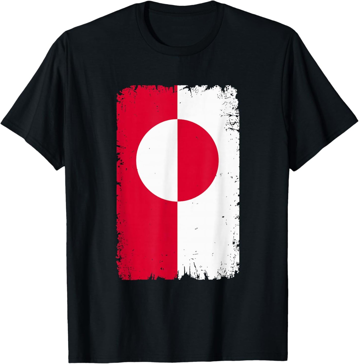 Greenland Country Men Kids Women Kalaallit Flag Greenlanders T-Shirt - T-Shirt | Black