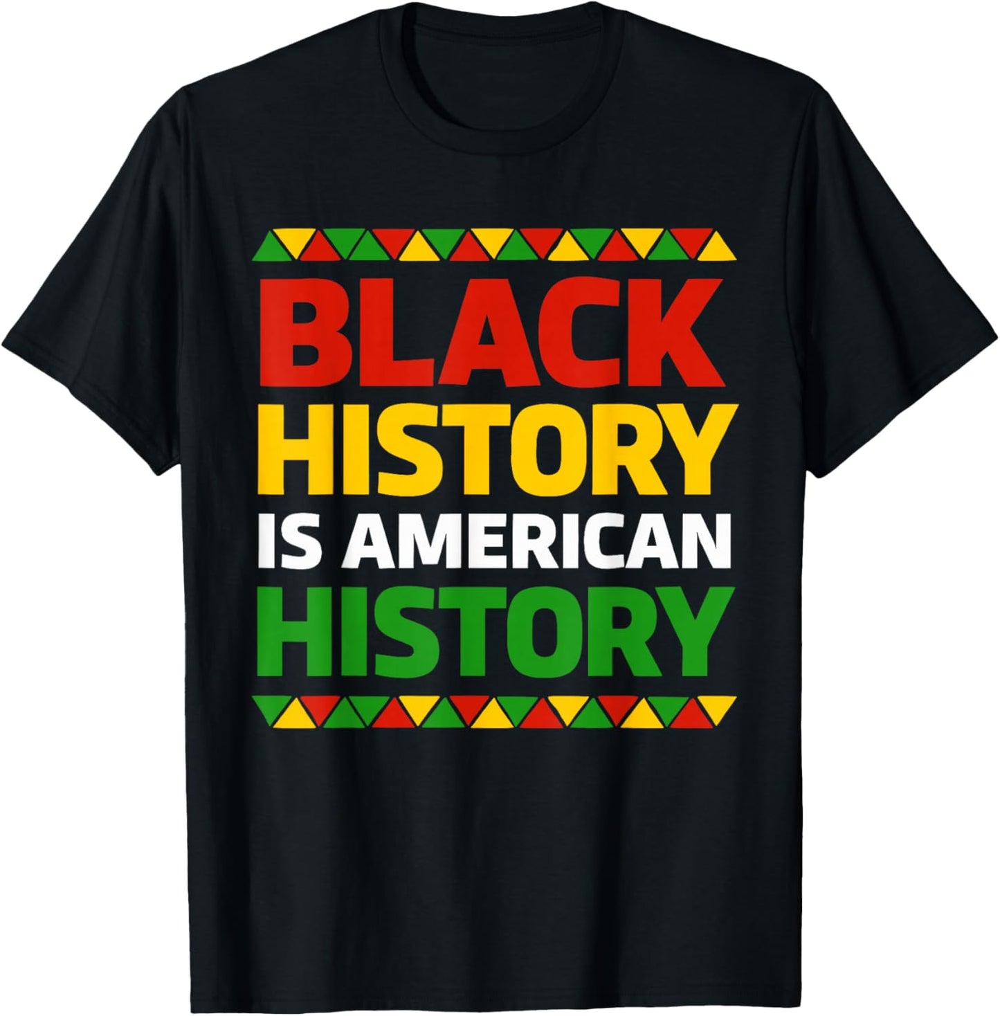 Black History is American History African Attire Women Kids T-Shirt - T-Shirt | Black