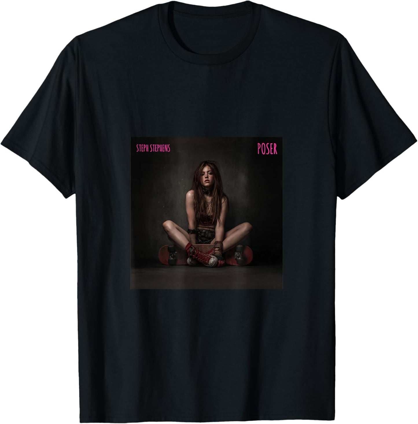 Poser Album Cover T-Shirt - T-Shirt | Black