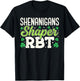 Shenanigans Shaper RBT Shamrock St Patricks Day Therapy T-Shirt - T-Shirt | Black