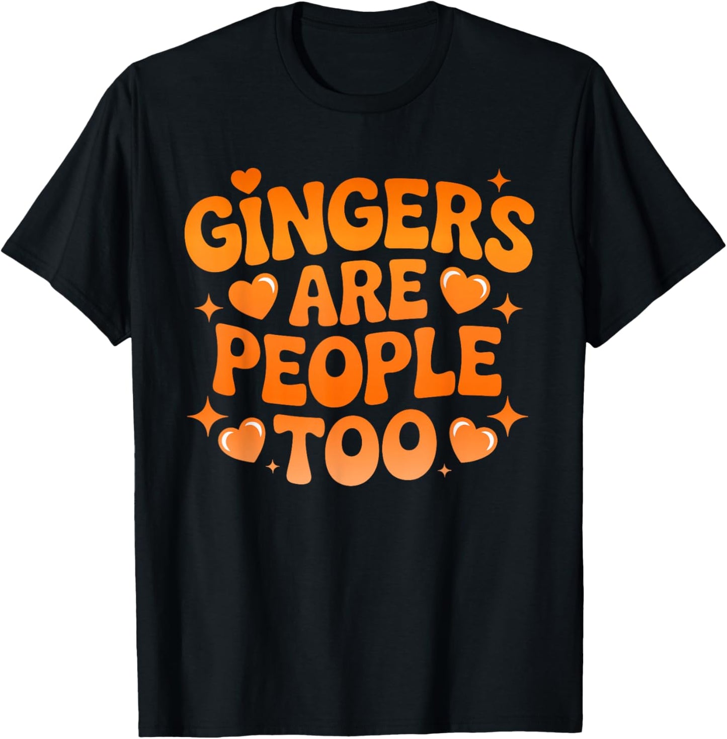 Gingers are People Too Shirts for Team Redhead T-Shirt - T-Shirt | Black