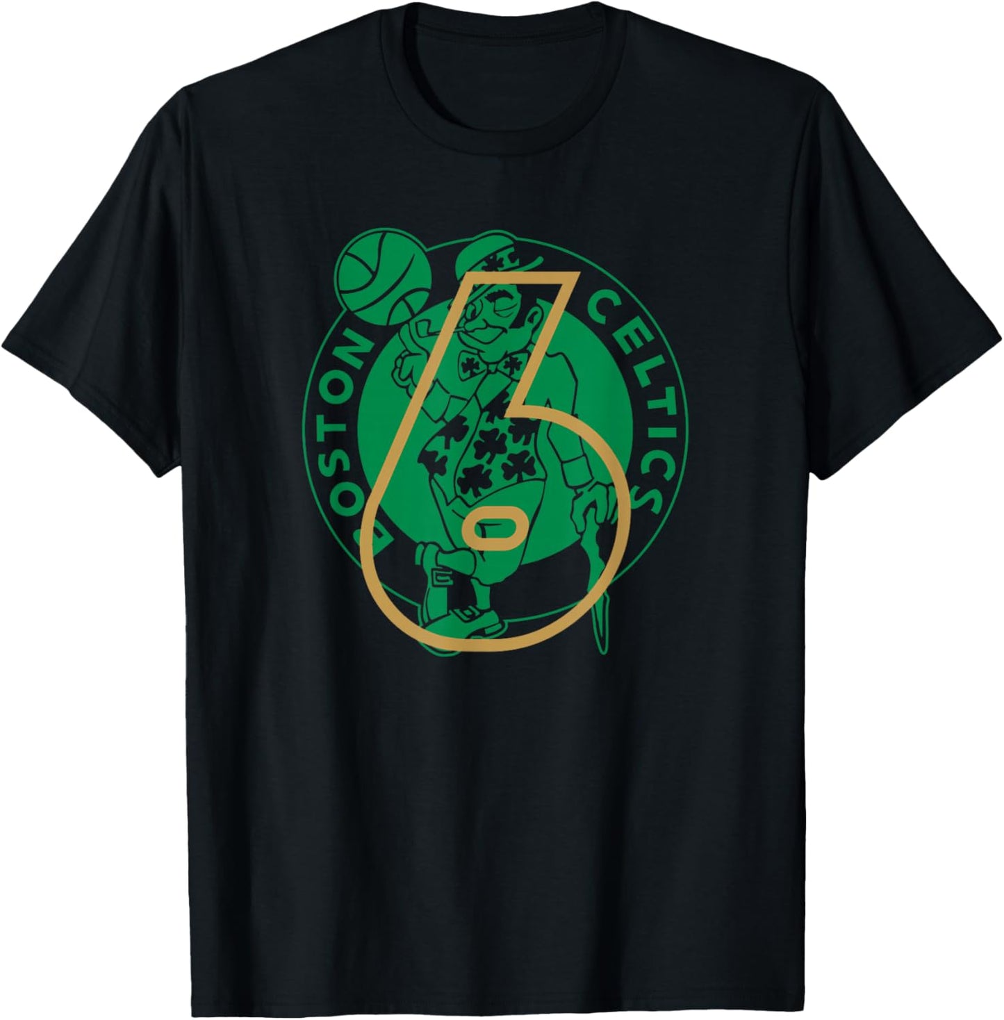 NBA Official Boston Celtics 6-7 Craze Attack T-Shirt - T-Shirt | Black
